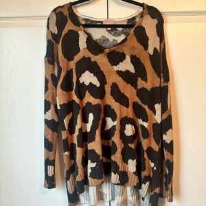 XS Show Me Your Mumu sweater. A few snags pictured.